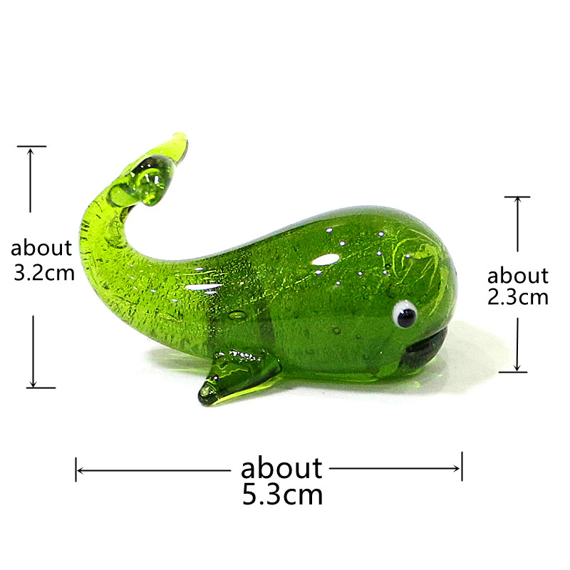 Murano Glass Whale Miniature F - Marine Aquarium ulasan dan harga