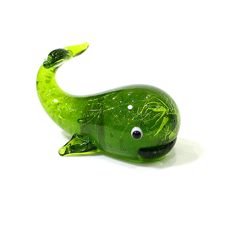 Murano Glass Whale Miniature F - Marine Aquarium ulasan dan harga