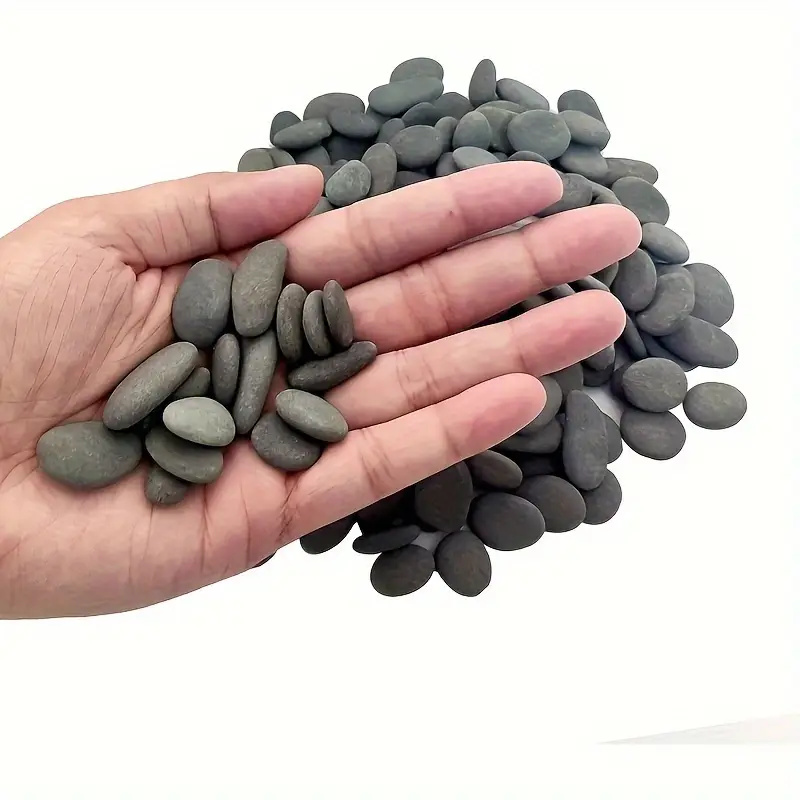 20Pcs Natural River Rocks Smoo - Marine Fish Tank ulasan dan harga