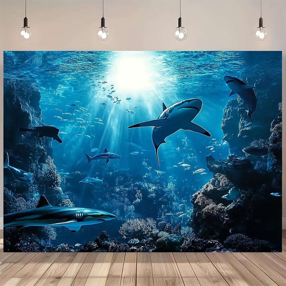Majestic Deep Sea Shark Wall T - Marine Aquarium ulasan dan harga