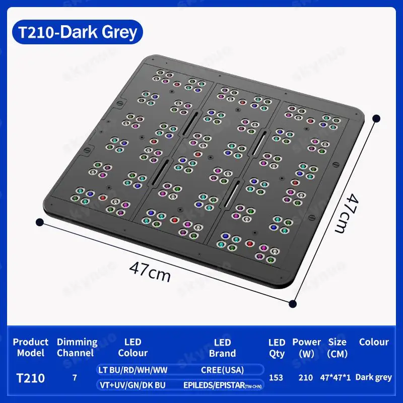 TLF KASSRAY T210 210W Full Cov - Reef Lighting ulasan dan harga