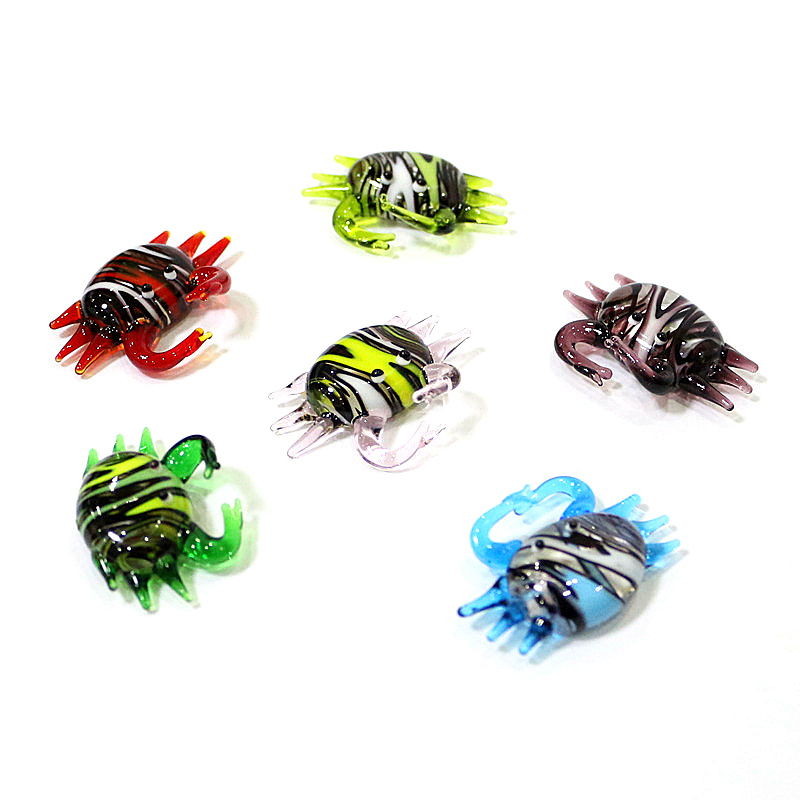 Handmade Cute Mini Glass Crab  - Marine Aquarium ulasan dan harga