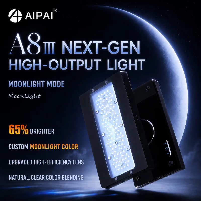 AIPAI A8 III Series A8SE/A8 Pr - Reef Lighting ulasan dan harga