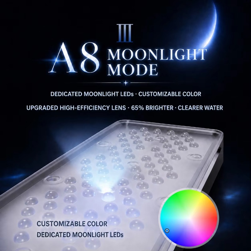 AIPAI A8 III Series A8SE/A8 Pr - Reef Lighting ulasan dan harga