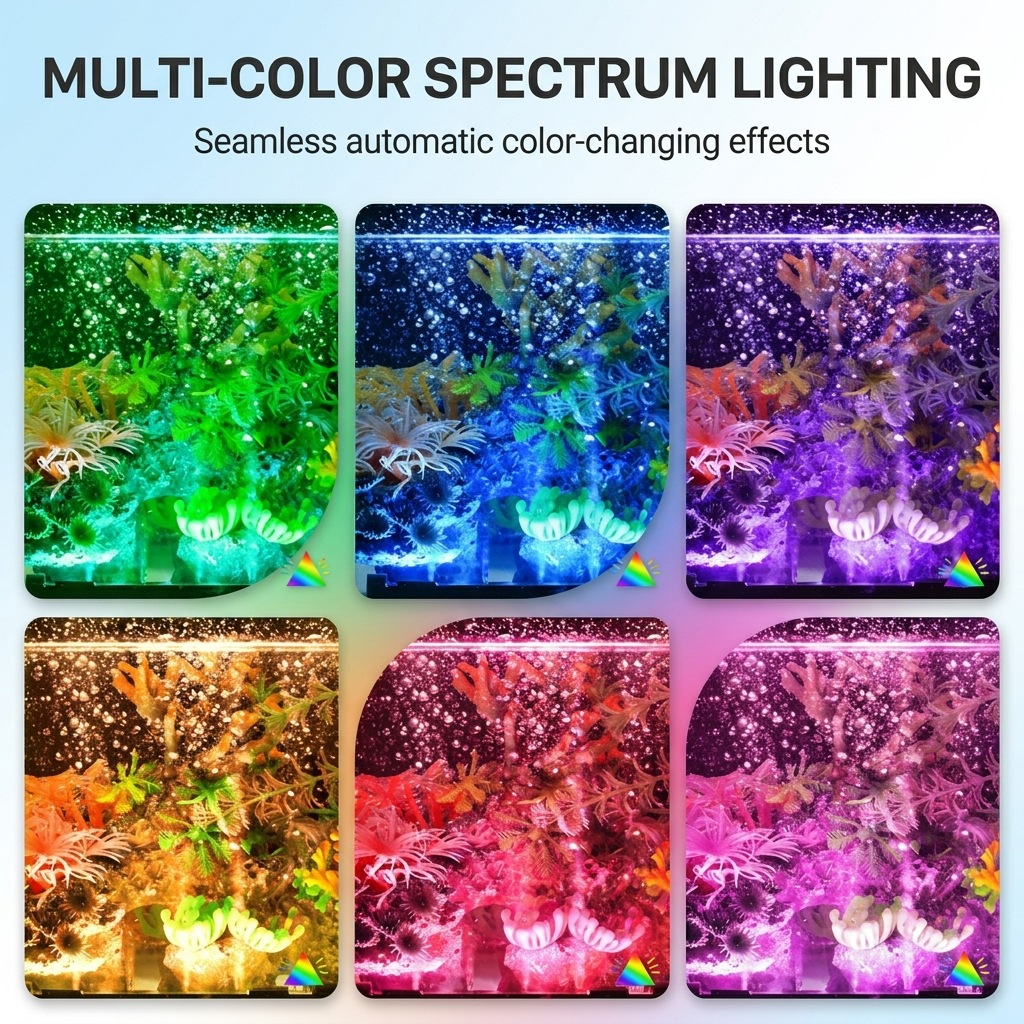 USB LED Aquarium Air Bubble Li - Aquarium Marine Lights ulasan dan harga